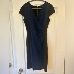 EUC Kenneth Cole Black and Navy Dress